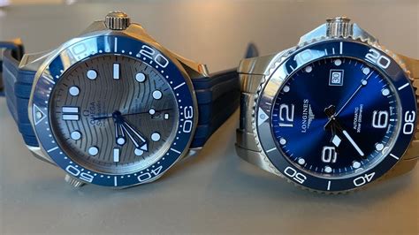 omega seamaster vs longines hydroconquest